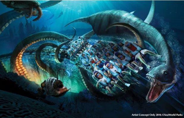 Keren! Naik Roller Coaster Ini Bisa Sambil Nikmatin Pengalaman Virtual ke Bawah Laut