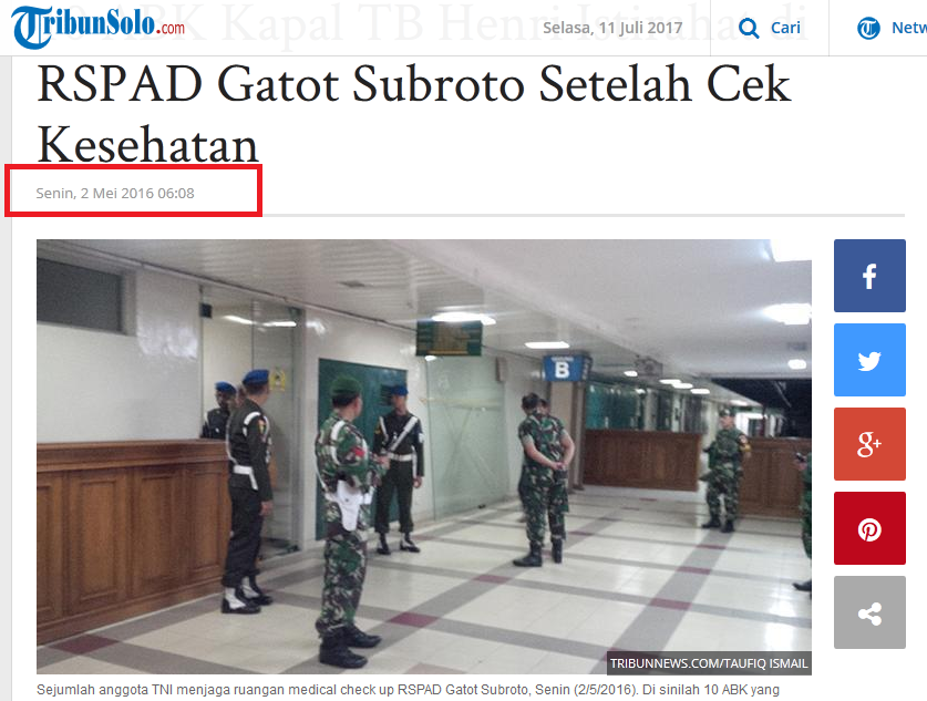 TNI Cek Isu Percobaan Penyerangan Ahli IT Hermansyah di RS
