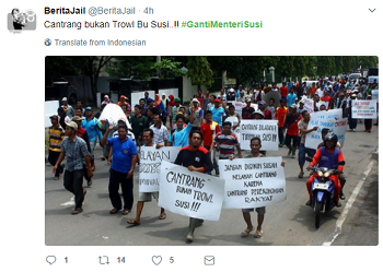 Ramainya Tagar #GantiMenteriSusi dan #StandForSusi