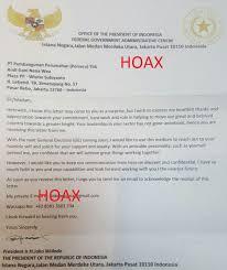 Surat Atas Nama Jokowi Pakai Nomor +62 8581 3501 734 Hoax