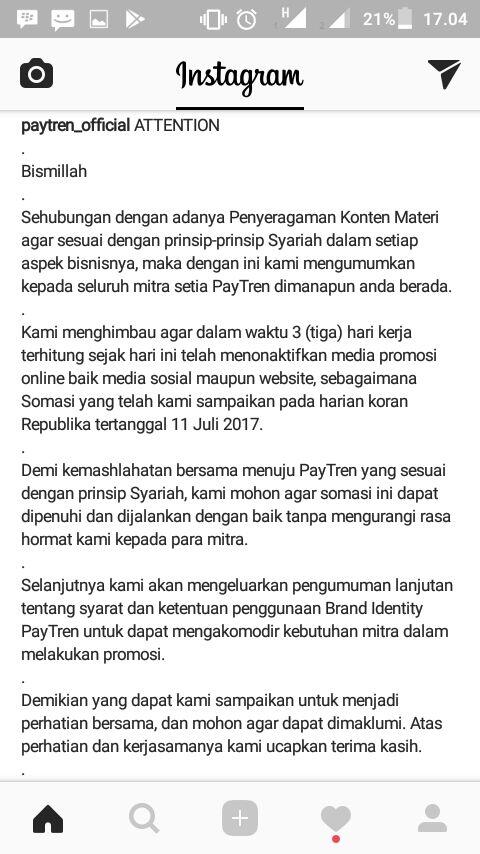 PAYTREN Digital Wallet (owner Ust. Yusuf Mansur)