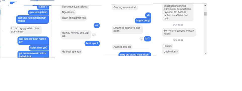 share aja punya mantan begini..