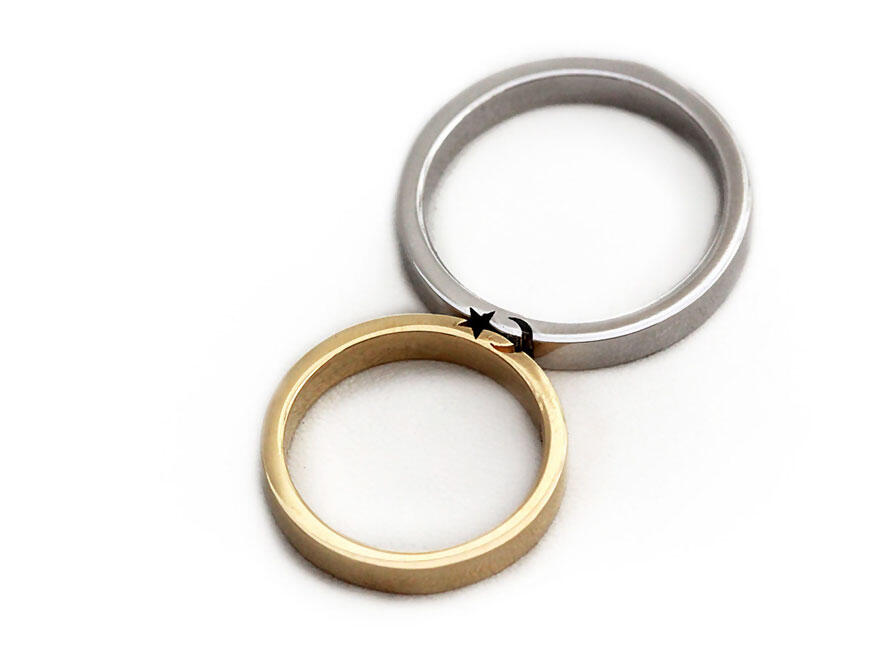 Sepasang Cincin Nikah Ini Melambangkan Cinta Sejati Jika Digabung