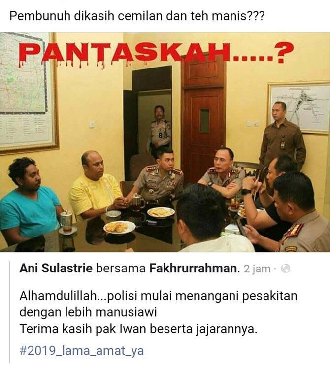 Polisi usut penyebar foto sindir Kapolda temui pembacok Hermansyah☕️