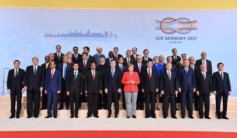 KTT G20 Hamburg Di Demo Aktivis Dunia