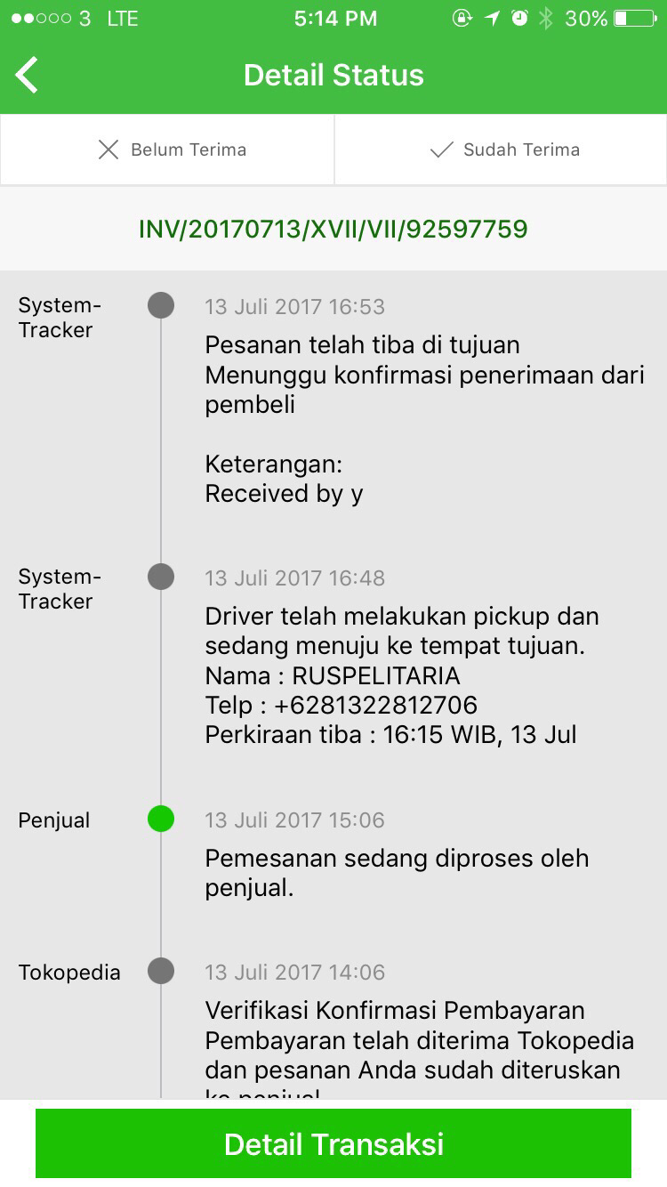 Barang Kiriman Tidak Sampai Oleh Kurir GOJEK GO SEND Page 4