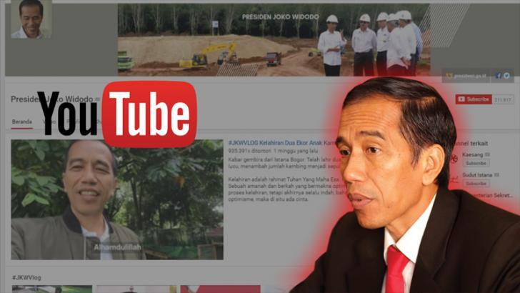 Inilah Perkiraan Pendapatan Youtube Pak Jokowi