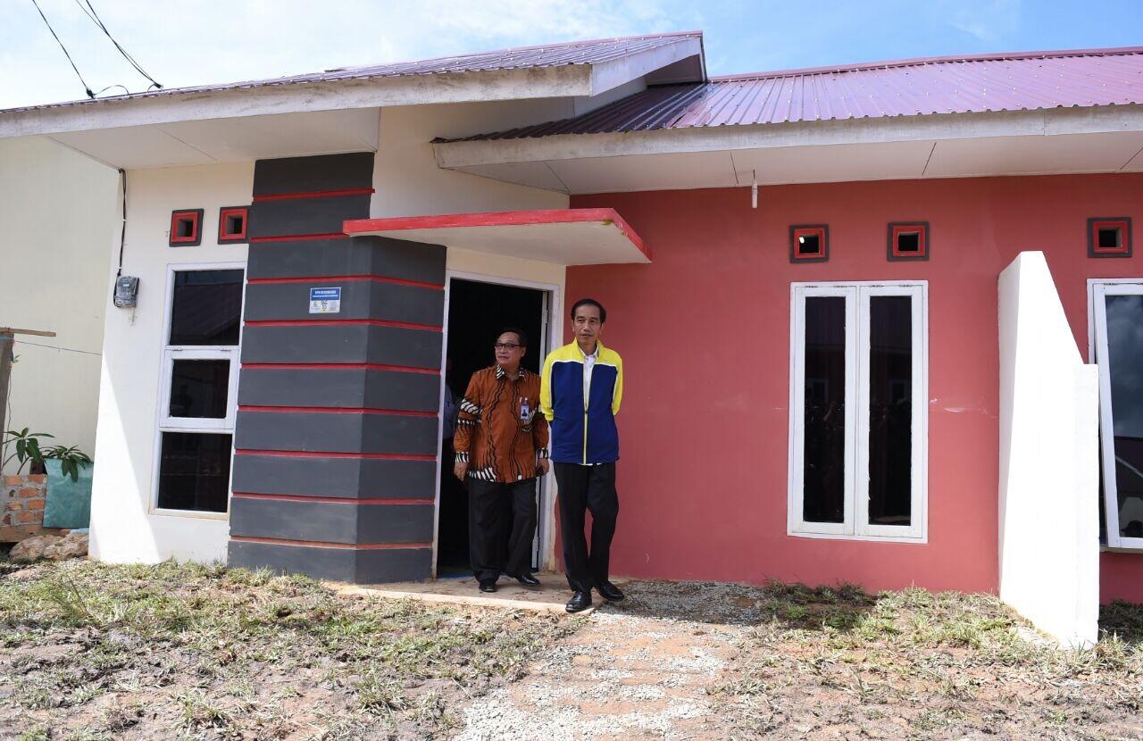Jokowi Hadirkan Rumah DP 1% di Kalimantan Timur