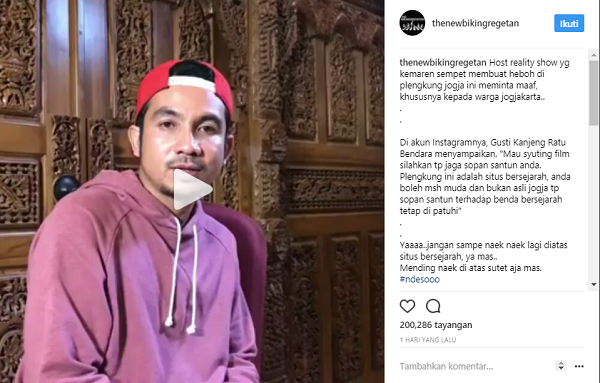 Pria Ini Dapat Kecaman Setelah Turun Gak Lewat Tangga di Cagar Budaya 