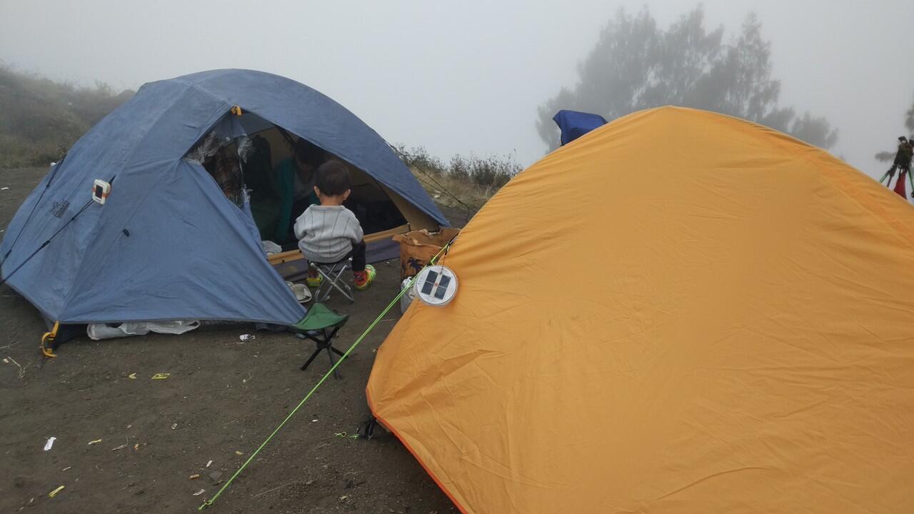 Camping mengisi Liburan di Kawasan Rinjani