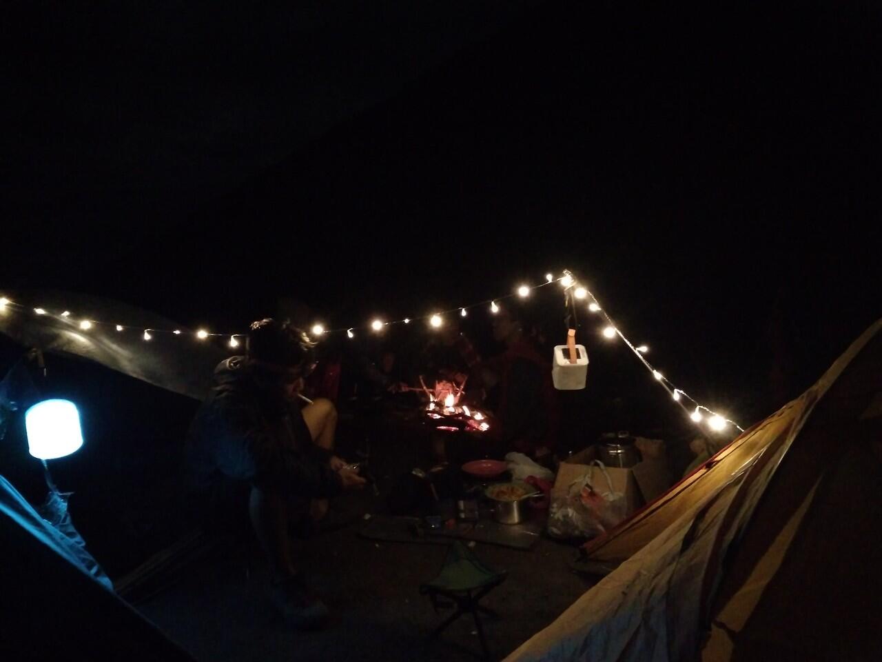 Camping mengisi Liburan di Kawasan Rinjani