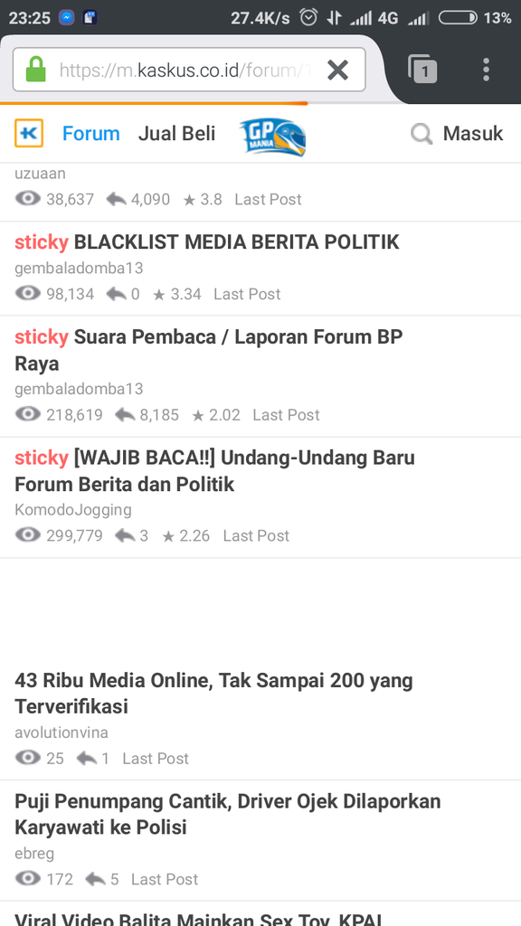 KasKus Kenapa nih Gan? Masupp.......