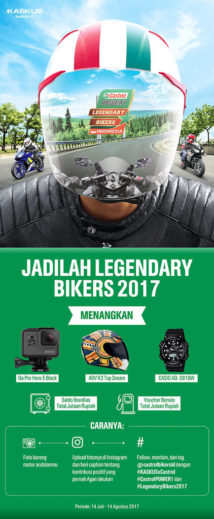 Buktikan Bahwa Kamu Memang Legendary Bikers 2017 Sejati di KasQuiz Ini!