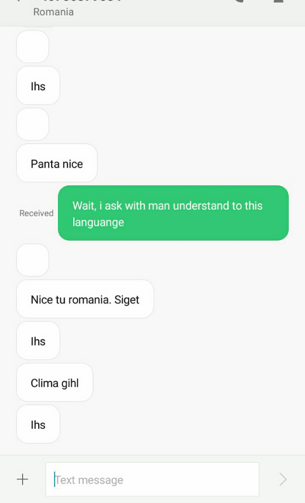 Ada Yang Bisa Bantu Translate bahasa RUMANIA Gak Gan? Ane Ditelfonin + Sms Terus