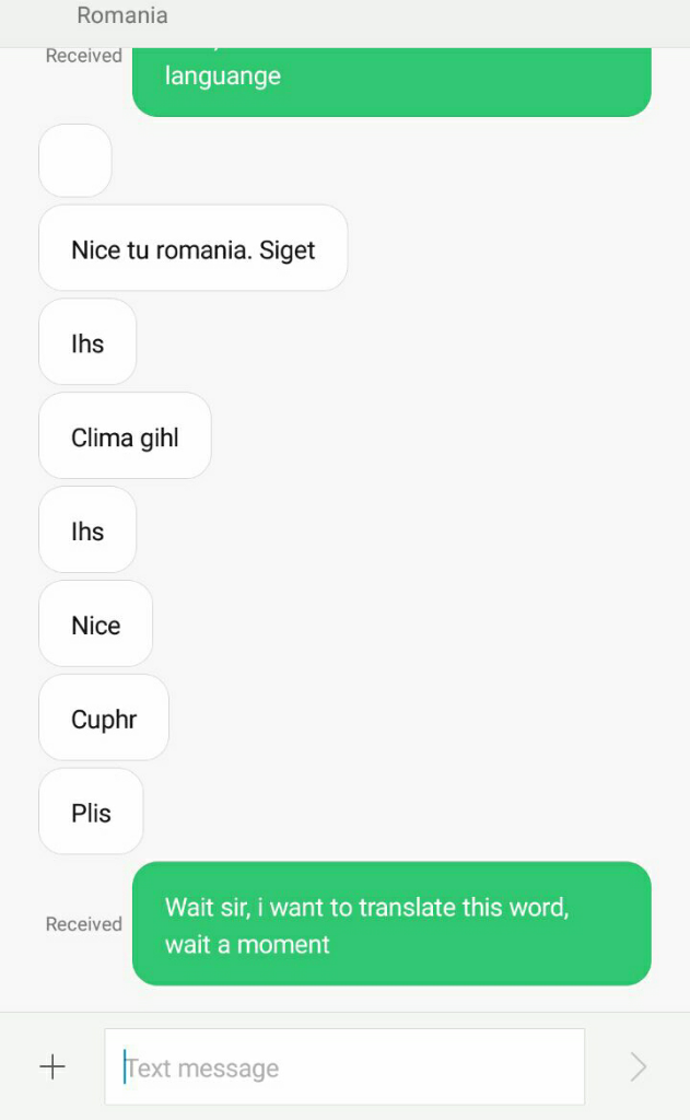 Ada Yang Bisa Bantu Translate bahasa RUMANIA Gak Gan? Ane Ditelfonin + Sms Terus