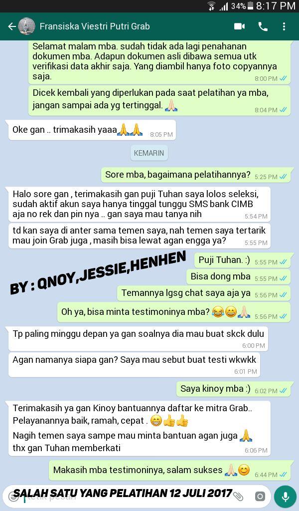 &#91;GRAB&#93; Lowongan Mitra Pengemudi