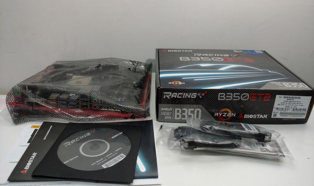 &#91;MOTHERBOARD&#93; REVIEW BIOSTAR B350ET2 - Mobo AM4 Micro-ATX untuk RIG Hemat