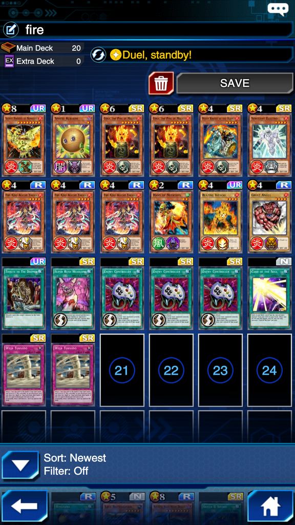 D deck