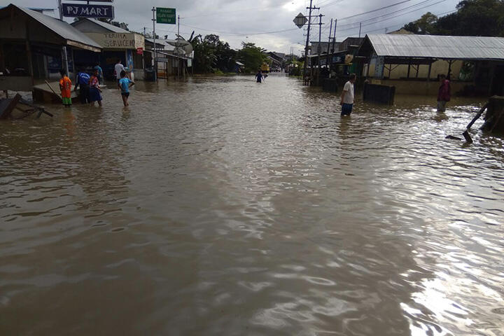 Belitung Timur Dikepung Banjir, Akses Jalan dan Jembatan Putus