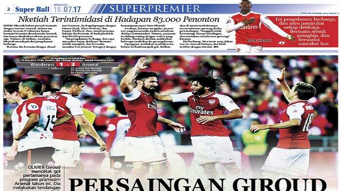 Sinyal Persaingan Olivier Giroud dan Alexandre Lacazette