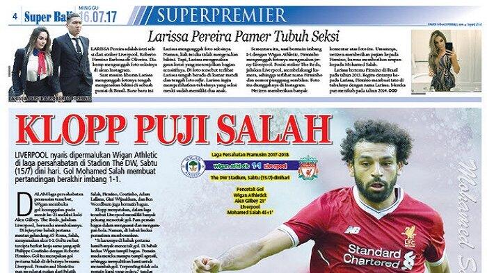 Juergen Klopp Puji Mohamed Salah