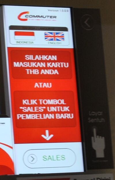 TERAPI LISTRIK VENDING MACHINE COMMUTER LINE