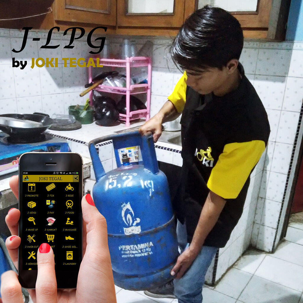J-LPG Jasa Pesan Antar Gas LPG Ojek Tegal Joki Tegal