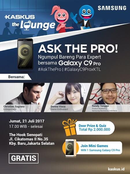 Yuk Ngumpul Bareng Para Expert di KASKUS The Lounge Bulan Ini Gan!