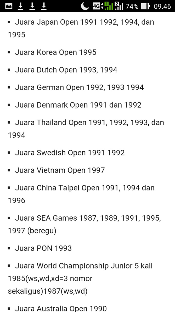 Atlet Indonesia Yang Kehebatannya Diakui Asia/Dunia