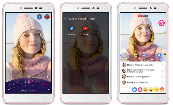 Zenfone Live: Smartphone Berteknologi Real Time Video Beautification Pertama di Dunia
