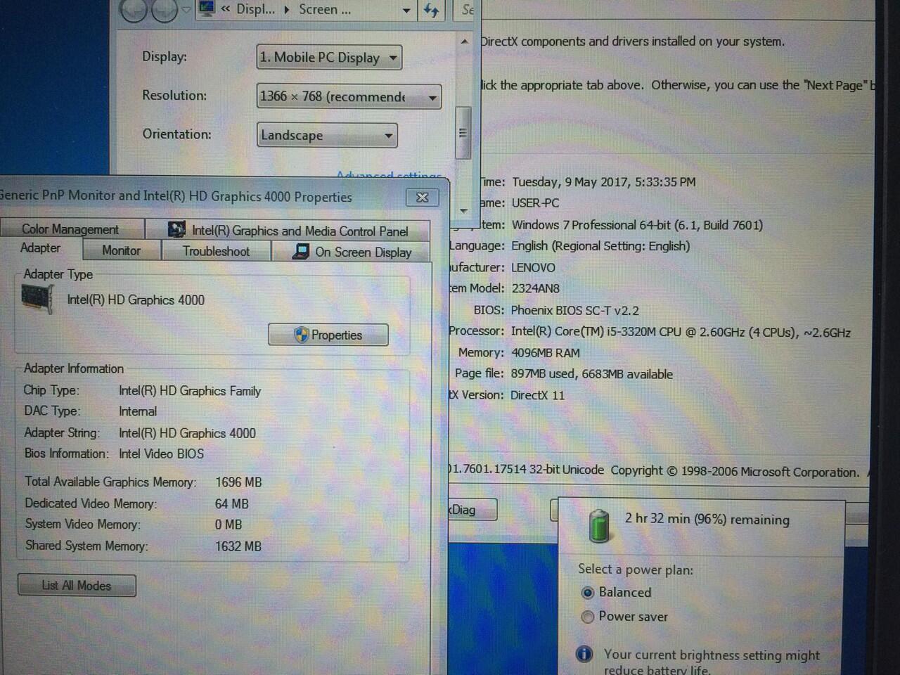 Jual LENOVO THINKPAD X230 i5 3320M 2.6GHZ4GB RAM320GB 