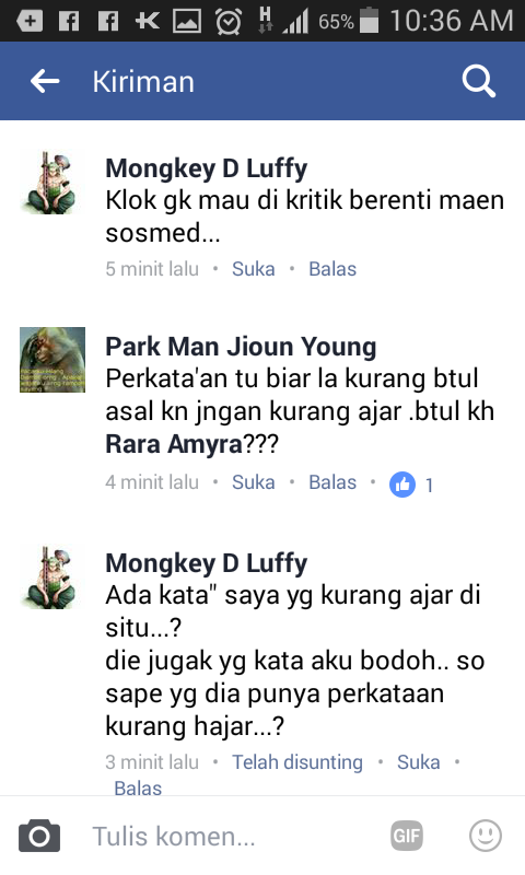 Gara" Komen Ane Jadi Wanted😁