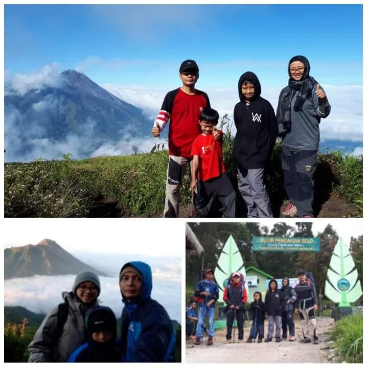 Pendakian Gunung Merbabu via Selo lintas Gancik bersama pendaki cilik