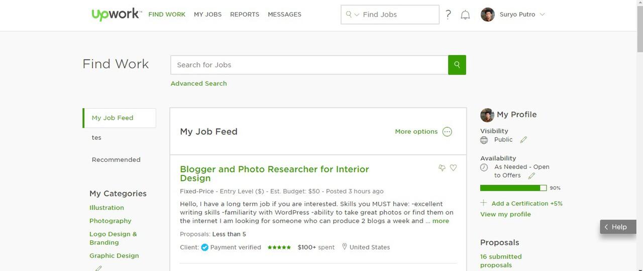 WEBSITE UNTUK PARA FREELANCE