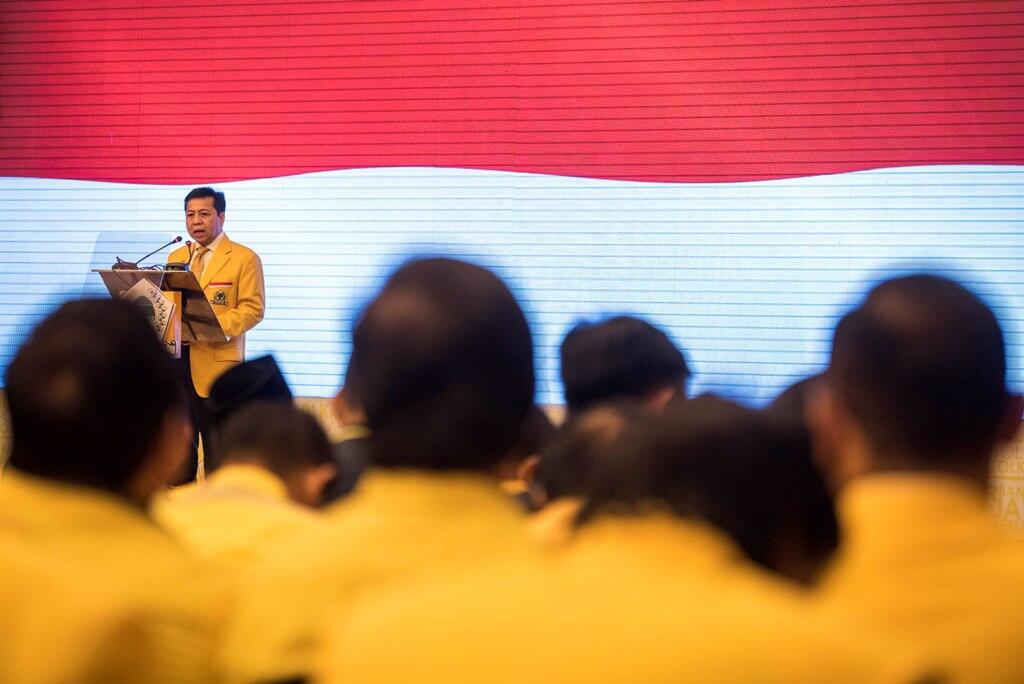 Golkar Pertahankan Jabatan Setya Novanto