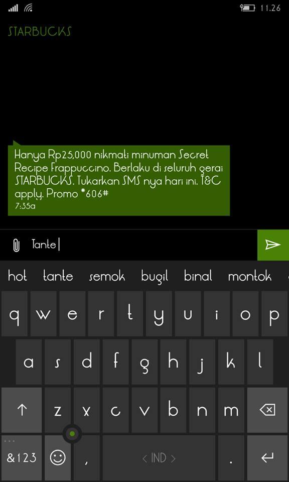 HOT: Keyboard &quot;Mesum&quot; di perangkat ponsel milik Microsoft