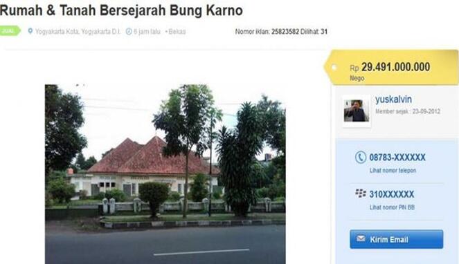 4 Benda Milik Mantan Presiden Pertama Indonesia Ini Dijual dengan Harga Ugal-Ugalan