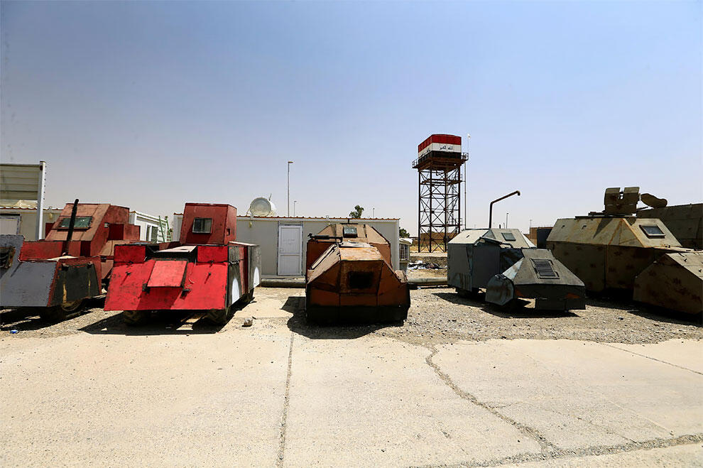 Penampakan mobil-mobil tentara ISIS ini bak di film Mad Max: Fury Road