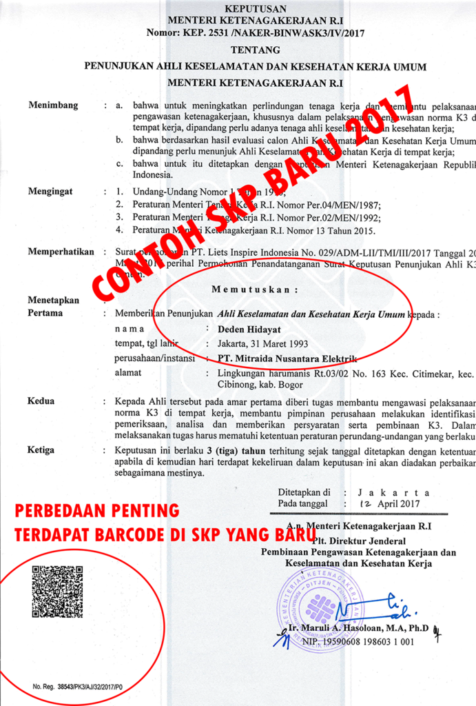 Bedanya Sertifikat K3 Yang Baru Di 2017 Dengan Yang Lama | KASKUS