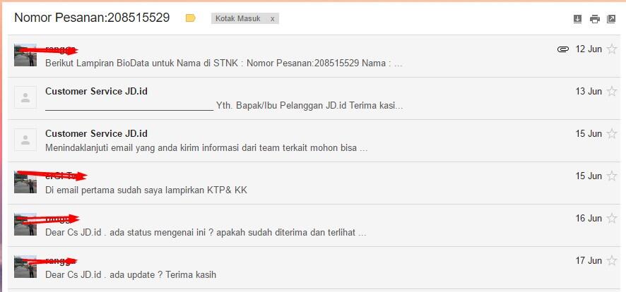 3x PHP Belanja di JD.ID , Lebih 1 Bulan tidak ada Kabar pasti 