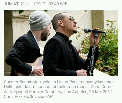 Vokalis Linkin Park Bunuh Diri