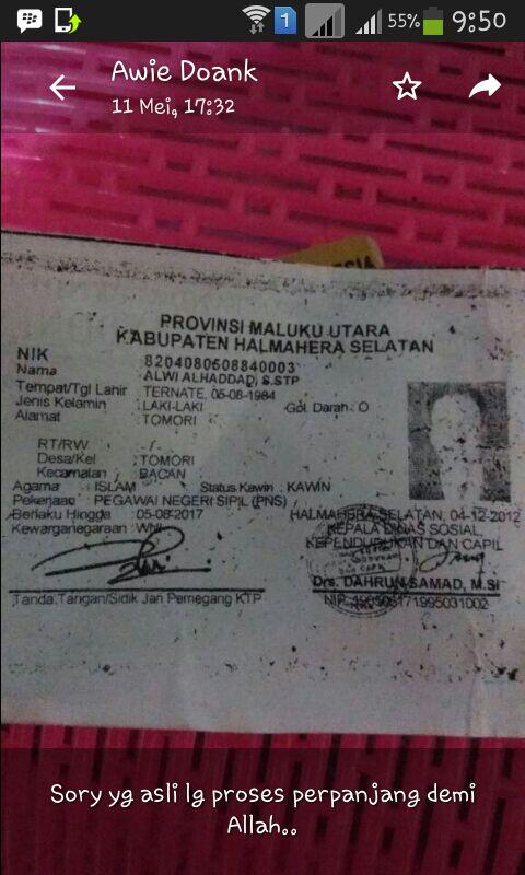 Terindikasi kasus penipuan atas nama alwi al hadad mohon bantuannya gan