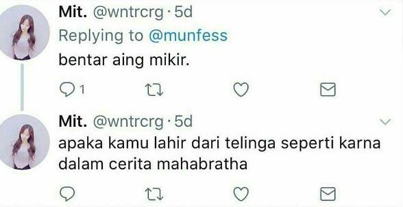 Jawaban netizen untuk pertanyaan gagal paham ini bikin ngakak