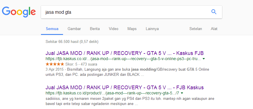 JASA MOD / RANK UP / RECOVERY - GTA 5 V ONLINE PS3 & PC TRUSTED & VERIFIED SEJAK 2015