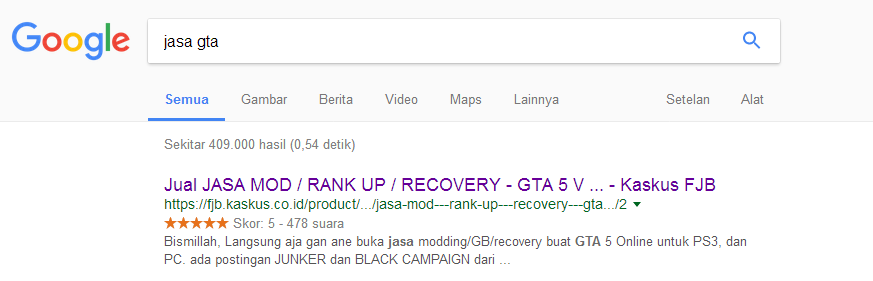 JASA MOD / RANK UP / RECOVERY - GTA 5 V ONLINE PS3 & PC TRUSTED & VERIFIED SEJAK 2015