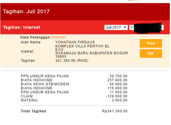 SURAT TERBUKA UNTUK INDIHOME,TUKANG TIPU TAGIHAN