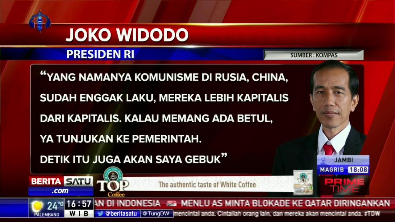 Inilah Bukti Bahwa Pemerintahan Jokowi Tak Berafiliasi Dengan Komunisme