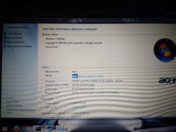  Laptop Acer Nvidia 4755 Core-i5