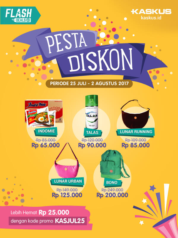 &#91;FLASH DEALS&#93; Diskon Gede-Gedean Saat Gajian!