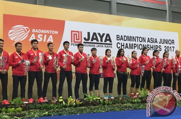 Indonesia Raih Peringkat 2 di Kejuaraan Bulutangkis Junior Asia 2017